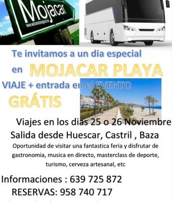 VIAJE A MOJACAR FERIA DE TURISMO. 26 NOV.