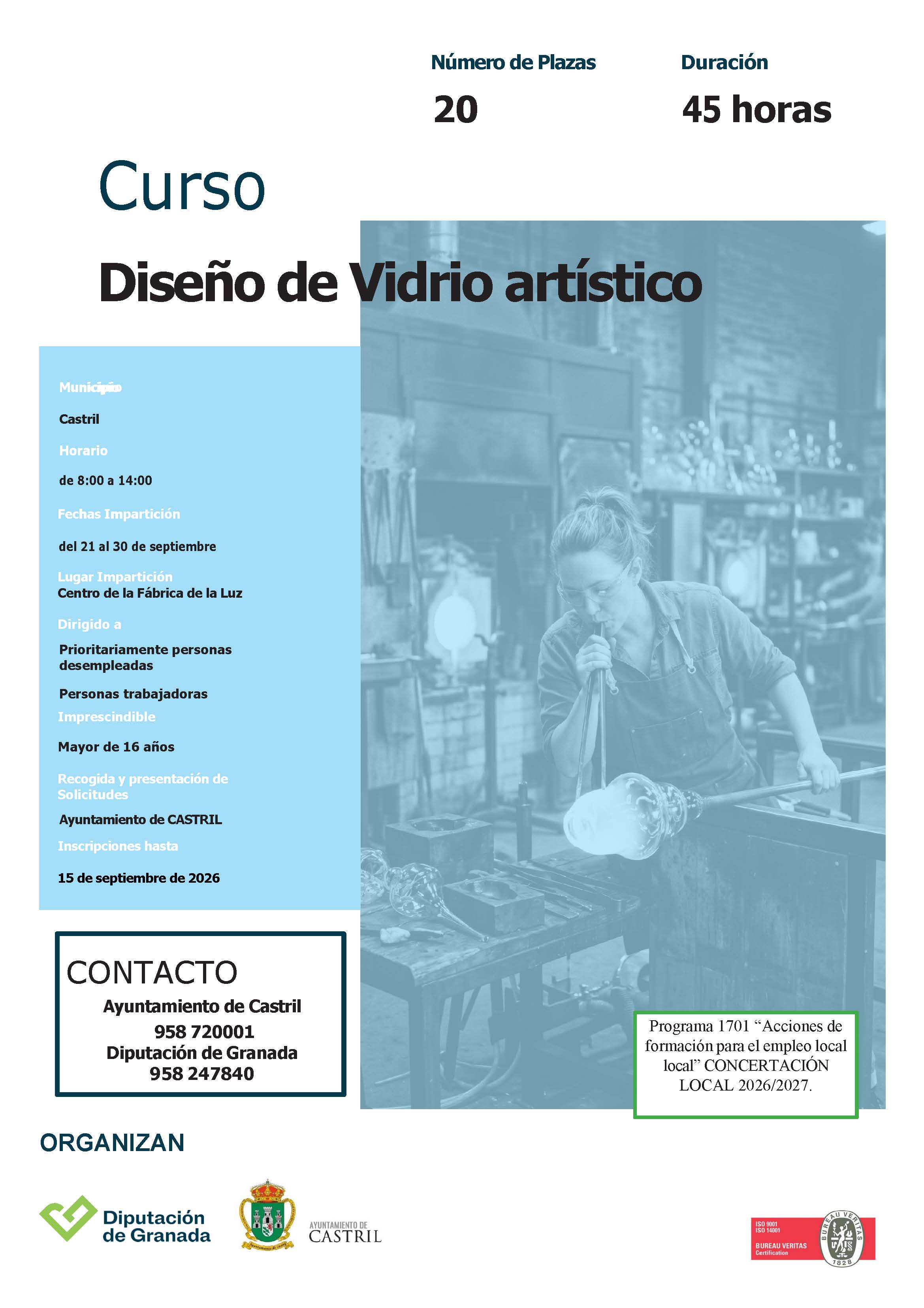 Cartel diseño de vidrio 2026