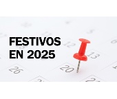 Aprobados los festivos locales para 2025