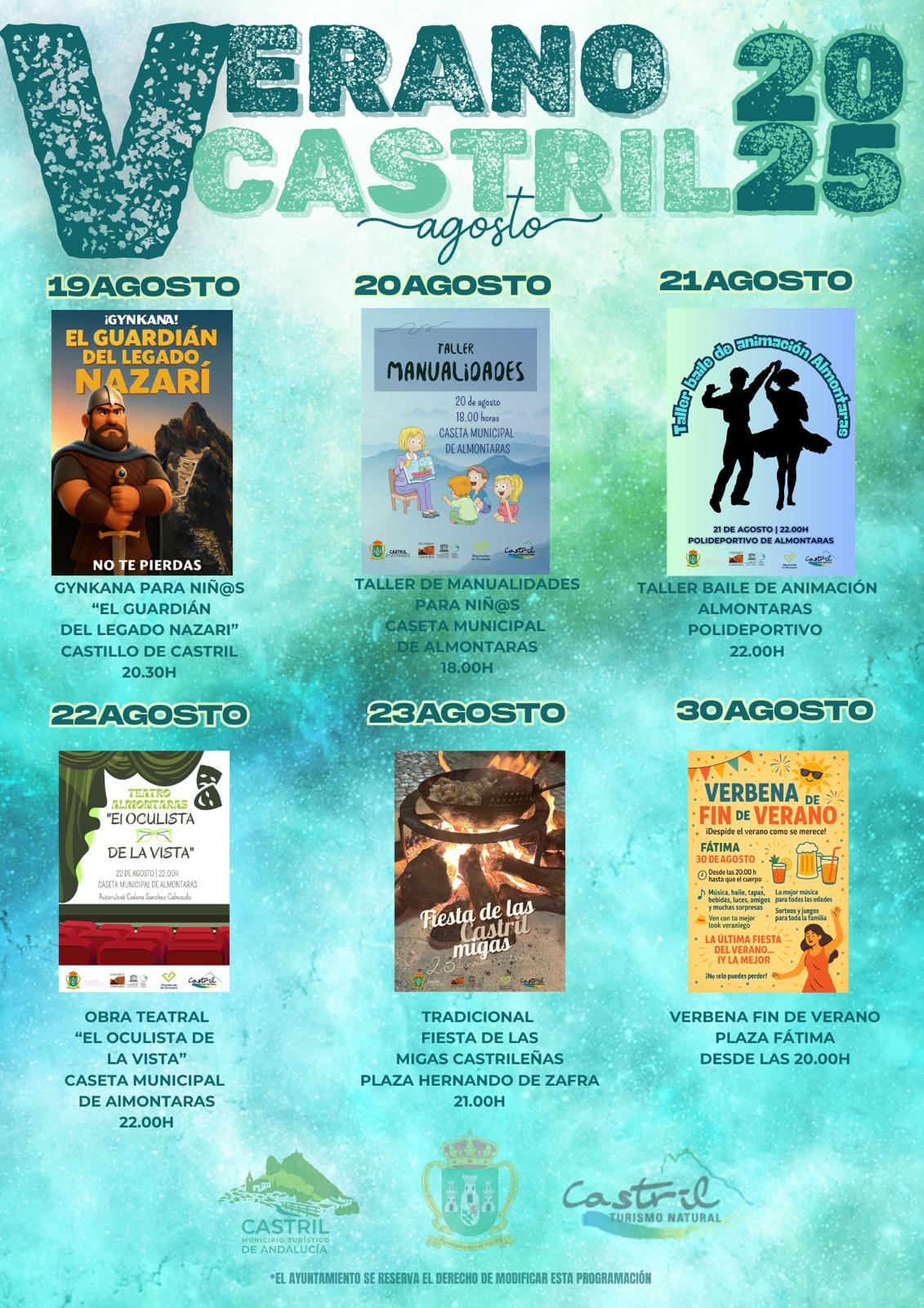 VERANO CULTURAL CASTRIL 2025 4 VERANO CULTURAL CASTRIL 2025 4